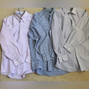 Croft & Barrow Men's Dress Shirts - Lavender, Blue, Gray